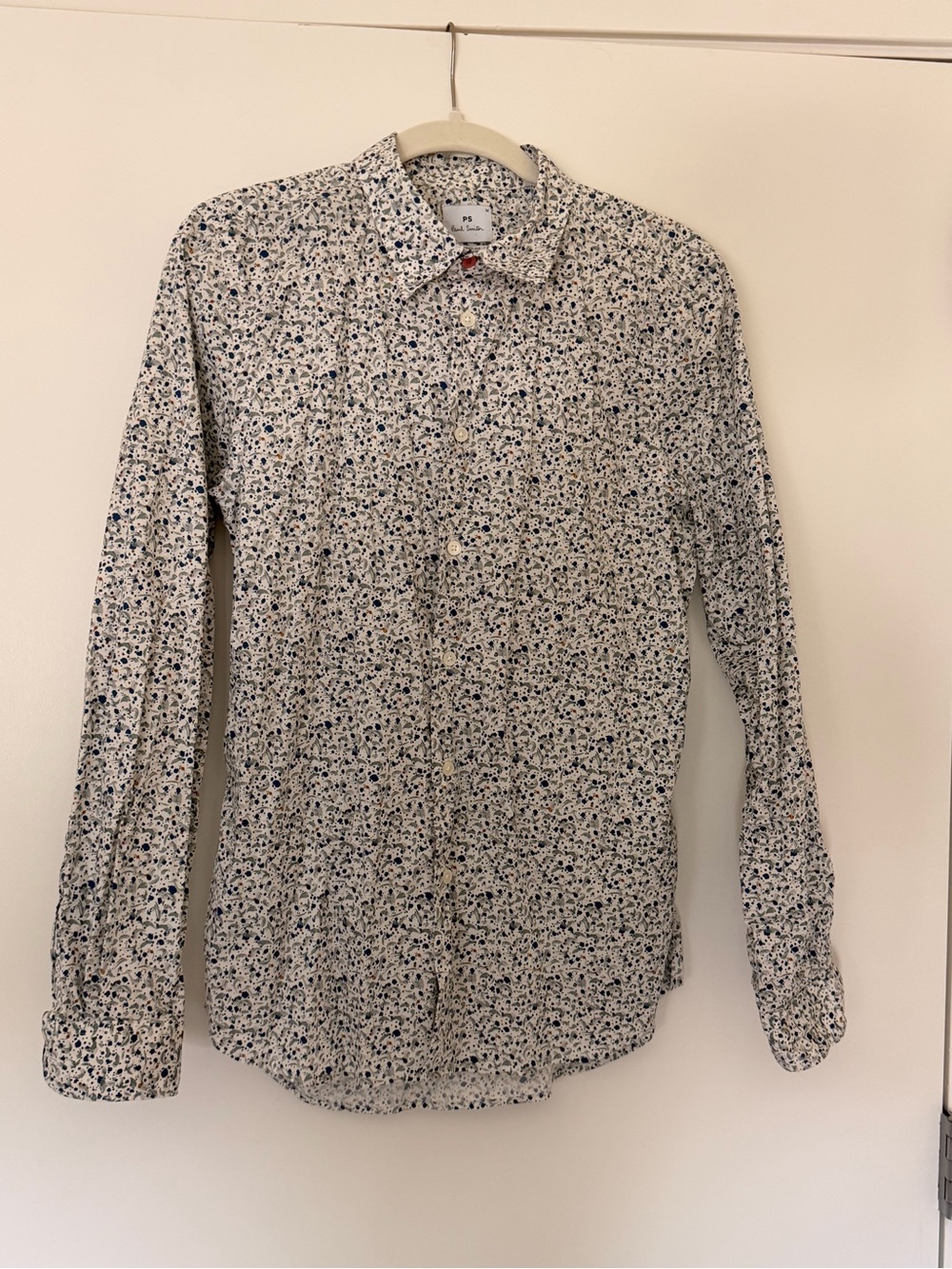 Slim Fit Floral Long-Sleeve Shirt by Paul Smith